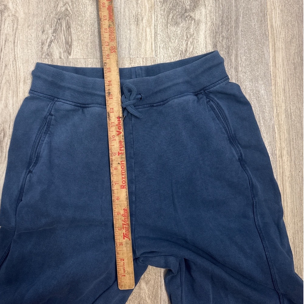 Sweaty Betty Gary Capri Joggers Blue Ankle Ribbed Cuff Pants Womens Medium - Picture 7 of 9